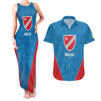 Personalized Italy Molise Couples Matching Tank Maxi Dress and Hawaiian Shirt Inspiration Flags Style