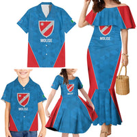 Personalized Italy Molise Family Matching Mermaid Dress and Hawaiian Shirt Inspiration Flags Style