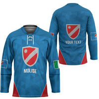 Personalized Italy Molise Hockey Jersey Inspiration Flags Style - Wonder Print Shop