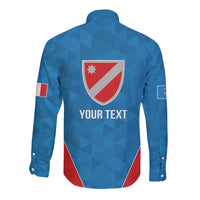 Personalized Italy Molise Long Sleeve Button Shirt Inspiration Flags Style