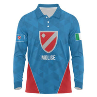 Personalized Italy Molise Long Sleeve Polo Shirt Inspiration Flags Style