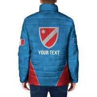 Personalized Italy Molise Padded Jacket Inspiration Flags Style - Wonder Print Shop
