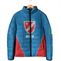 Personalized Italy Molise Padded Jacket Inspiration Flags Style - Wonder Print Shop