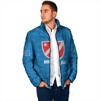 Personalized Italy Molise Padded Jacket Inspiration Flags Style - Wonder Print Shop