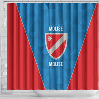 Personalized Italy Molise Shower Curtain Inspiration Flags Style