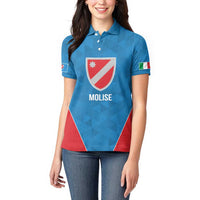 Personalized Italy Molise Women Polo Shirt Inspiration Flags Style