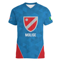 Personalized Italy Molise Women V-Neck T-Shirt Inspiration Flags Style