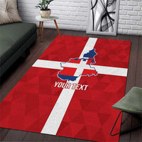 Personalized Italy Piedmont Area Rug Inspiration Flags Style