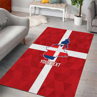 Personalized Italy Piedmont Area Rug Inspiration Flags Style