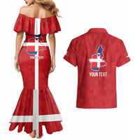 Personalized Italy Piedmont Couples Matching Mermaid Dress and Hawaiian Shirt Inspiration Flags Style