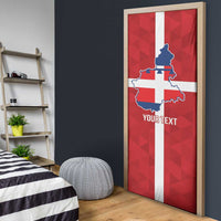 Personalized Italy Piedmont Door Cover Inspiration Flags Style - Wonder Print Shop
