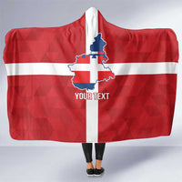 Personalized Italy Piedmont Hooded Blanket Inspiration Flags Style
