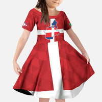 Personalized Italy Piedmont Kid Short Sleeve Dress Inspiration Flags Style