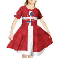 Personalized Italy Piedmont Kid Short Sleeve Dress Inspiration Flags Style