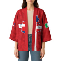 Personalized Italy Piedmont Kimono Inspiration Flags Style - Wonder Print Shop