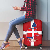 Personalized Italy Piedmont Luggage Cover Inspiration Flags Style