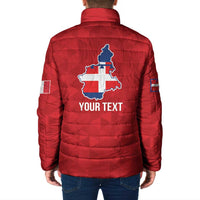 Personalized Italy Piedmont Padded Jacket Inspiration Flags Style - Wonder Print Shop