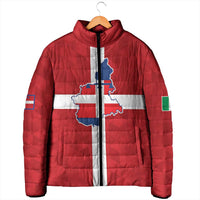 Personalized Italy Piedmont Padded Jacket Inspiration Flags Style - Wonder Print Shop