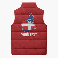 Personalized Italy Piedmont Sleeveless Puffer Jacket Inspiration Flags Style - Wonder Print Shop