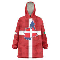 Personalized Italy Piedmont Wearable Blanket Hoodie Inspiration Flags Style