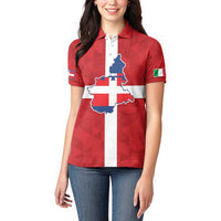 Personalized Italy Piedmont Women Polo Shirt Inspiration Flags Style