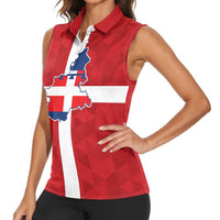 Personalized Italy Piedmont Women Sleeveless Polo Shirt Inspiration Flags Style
