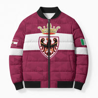 Personalized Italy Provincia Autonoma di Trento Bomber Puffer Jacket Inspiration Flags Style - Wonder Print Shop