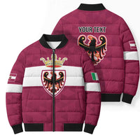 Personalized Italy Provincia Autonoma di Trento Bomber Puffer Jacket Inspiration Flags Style - Wonder Print Shop