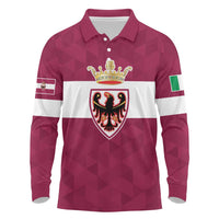 Personalized Italy Provincia Autonoma di Trento Long Sleeve Polo Shirt Inspiration Flags Style