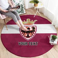 Personalized Italy Provincia Autonoma di Trento Round Carpet Inspiration Flags Style