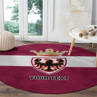 Personalized Italy Provincia Autonoma di Trento Round Carpet Inspiration Flags Style