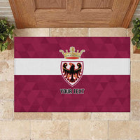 Personalized Italy Provincia Autonoma di Trento Rubber Doormat Inspiration Flags Style