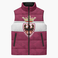 Personalized Italy Provincia Autonoma di Trento Sleeveless Puffer Jacket Inspiration Flags Style - Wonder Print Shop