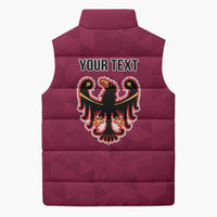 Personalized Italy Provincia Autonoma di Trento Sleeveless Puffer Jacket Inspiration Flags Style - Wonder Print Shop