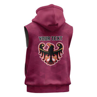 Personalized Italy Provincia Autonoma di Trento Sleeveless Zip Hoodie Inspiration Flags Style - Wonder Print Shop