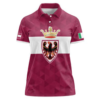 Personalized Italy Provincia Autonoma di Trento Women Polo Shirt Inspiration Flags Style