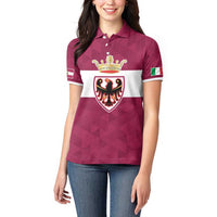 Personalized Italy Provincia Autonoma di Trento Women Polo Shirt Inspiration Flags Style