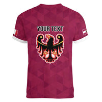 Personalized Italy Provincia Autonoma di Trento Women V-Neck T-Shirt Inspiration Flags Style