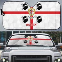 Personalized Italy Sardinia Auto Sun Shade Inspiration Flags Style - Wonder Print Shop