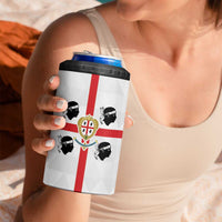 Personalized Italy Sardinia 4 in 1 Can Cooler Tumbler Inspiration Flags Style