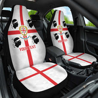 Personalized Italy Sardinia Car Seat Cover Inspiration Flags Style
