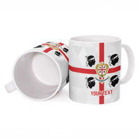 Personalized Italy Sardinia Ceramic Mug Inspiration Flags Style - Wonder Print Shop
