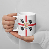 Personalized Italy Sardinia Ceramic Mug Inspiration Flags Style - Wonder Print Shop