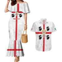 Personalized Italy Sardinia Couples Matching Mermaid Dress and Hawaiian Shirt Inspiration Flags Style