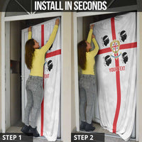 Personalized Italy Sardinia Door Cover Inspiration Flags Style - Wonder Print Shop