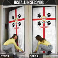 Personalized Italy Sardinia Door Cover Inspiration Flags Style - Wonder Print Shop