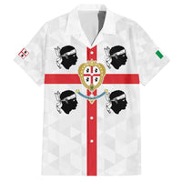 Personalized Italy Sardinia Family Matching Off The Shoulder Long Sleeve Dress and Hawaiian Shirt Inspiration Flags Style