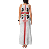 Personalized Italy Sardinia Family Matching Tank Maxi Dress and Hawaiian Shirt Inspiration Flags Style