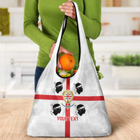 Personalized Italy Sardinia Grocery Bag Inspiration Flags Style