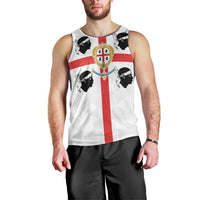 Personalized Italy Sardinia Men Tank Top Inspiration Flags Style